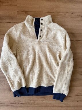 J Crew vintage sherpa pullover (men’s small)